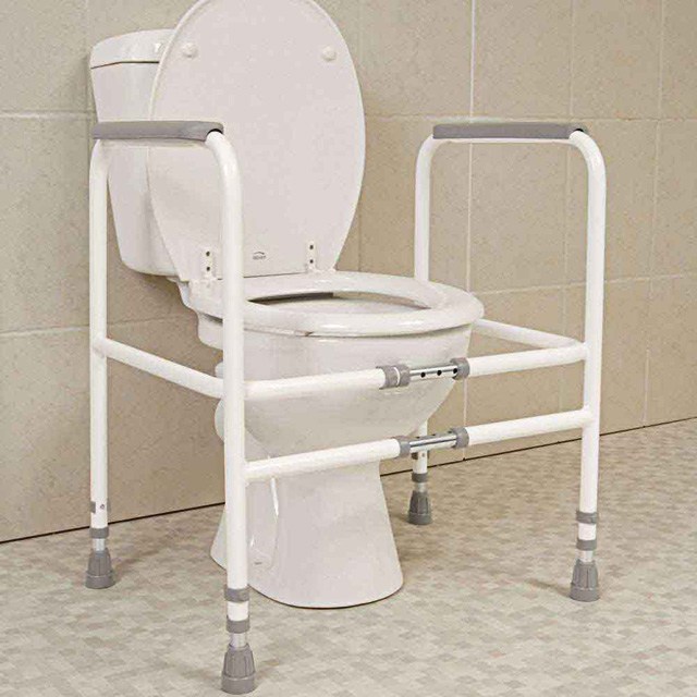 Width Adjustable Economy Toilet Frame