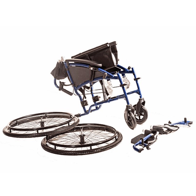 One Rehab Sonic Self Propel Wheelchair - Disassembled