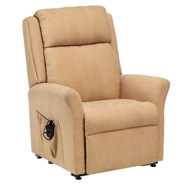 Memphis Rise and Recline Chair - Biscuit