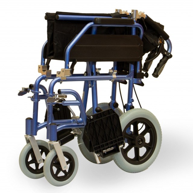 Aktiv X2 Lite Aluminium Transit Wheelchair - Folded